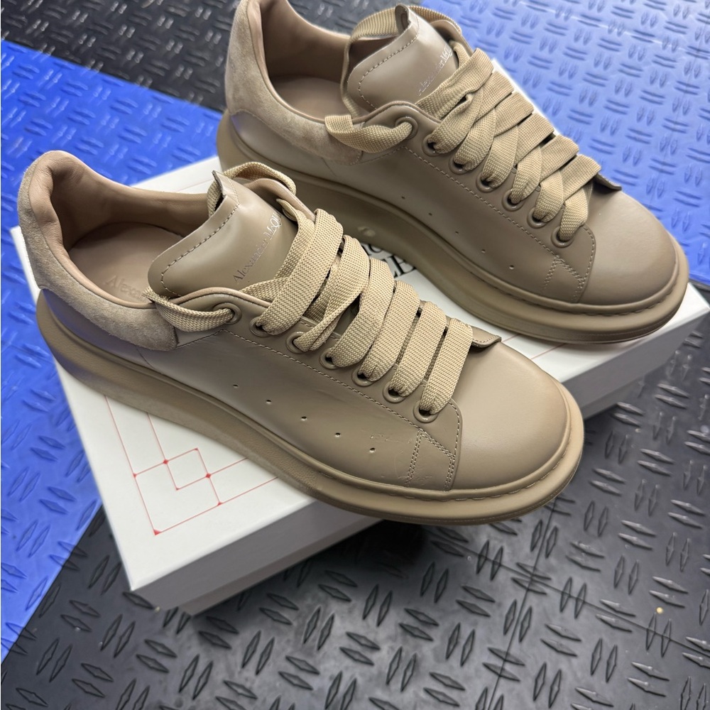 Alexander McQueen Taupe Sneakers